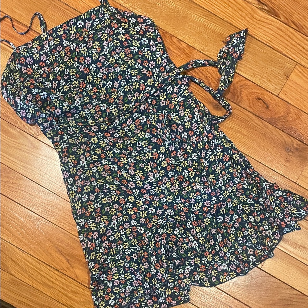 Altar'd State Navy Floral Mini Dress